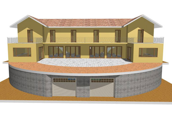 Piano Casa: Ricostruzione fabbricato per civili abitazioni, 2012 Baronissi.